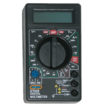 Мультиметр DT 838 Энергия - Электрика, НВА - Измерительный инструмент - Мультимеры - Магазин электрооборудования для дома ТурбоВольт
